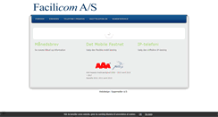 Desktop Screenshot of facilicom.dk