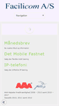 Mobile Screenshot of facilicom.dk